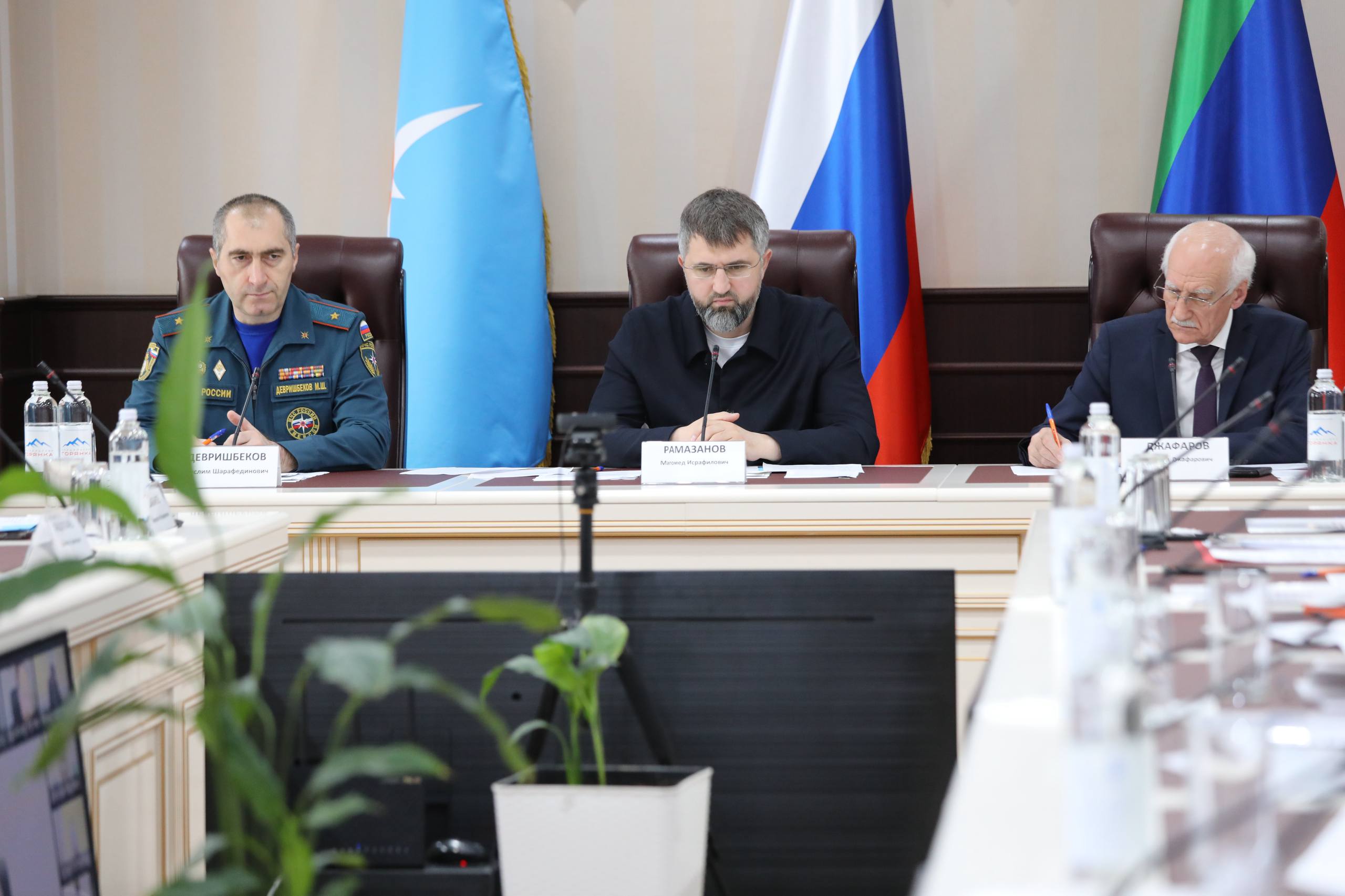 Магомед Рамазанов принял участие в заседании правкомиссии РФ по ликвидации последствий паводков